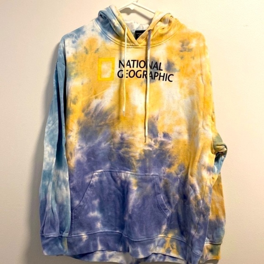 National Geographic tye dye hoodie